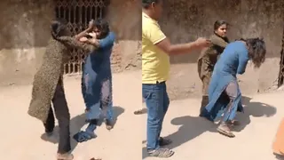Viral Video: Two Girls Fight Brutally On Road Allegedly Over Boyfriend Issues